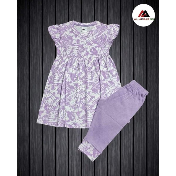 Girls Frock & 3 quarter set