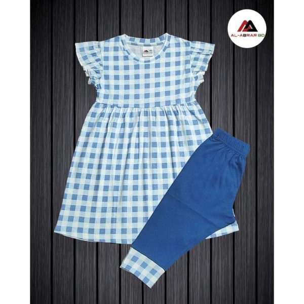 Girls Frock & 3 quarter set